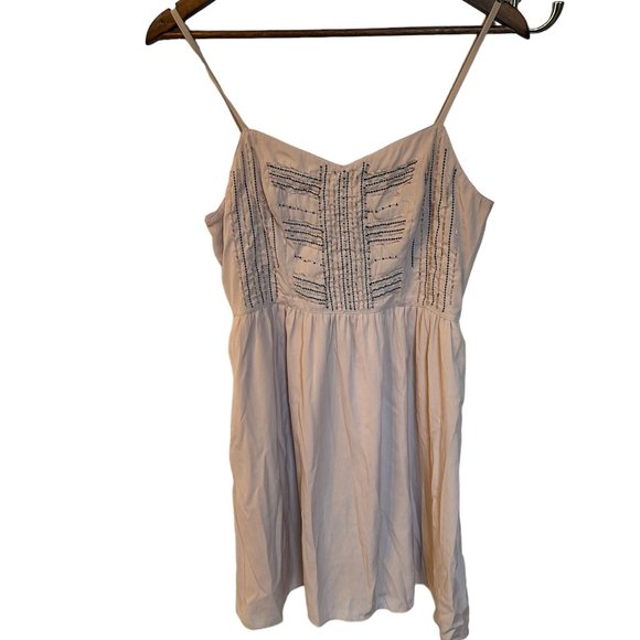 American Eagle Beaded Skater Dress, Light Pink, 6 - Picture 1 of 3